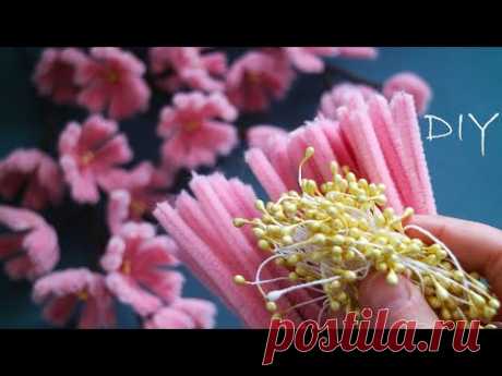 🌺ВЕСЕННИЕ ЦВЕТЫ🌺 из синельной проволоки DIY#pipecleaner