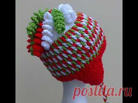 ▶ Gum Drops Hat Crochet Tutorial - YouTube