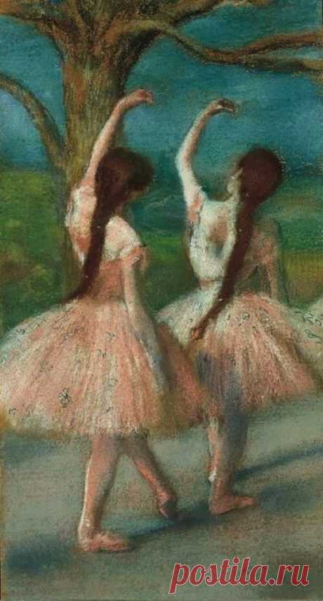 Dancers in Pink, c. 1883 Edgar Degas The Norton Simon Foundation.. Miss this museum! Must take Abigail.