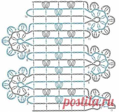 узоры крючком | Записи в рубрике узоры крючком | Дневник tnn1952