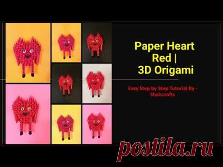 Paper Heart Red | 3D Origami - YouTube
This video is about how to make paper heart man 3d origami. Easy and Beautiful Paper Valentines Day craft. How to make a beautiful 3D Origami Heart man. 3d origami heart tutorial. How to fold paper heart man. Valentine Day Gift 3D Origami.