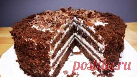 Шоколадный Торт на Кефире "ЧЁРНЫЙ ПРИНЦ" | Нежный и Сочный | Chocolate cake
