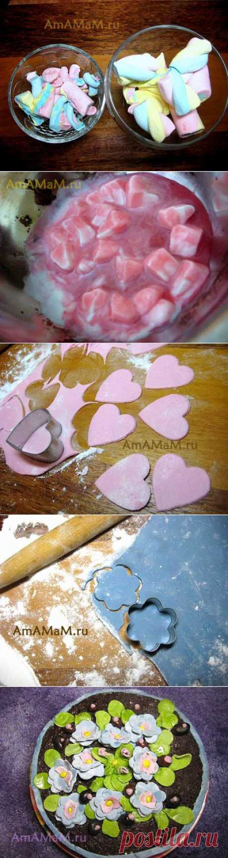 Как сделать мастику из маршмэллоу (зефира) для торта, цветов и фигурок