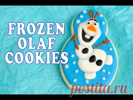 FROZEN OLAF COOKIES, HANIELA'S