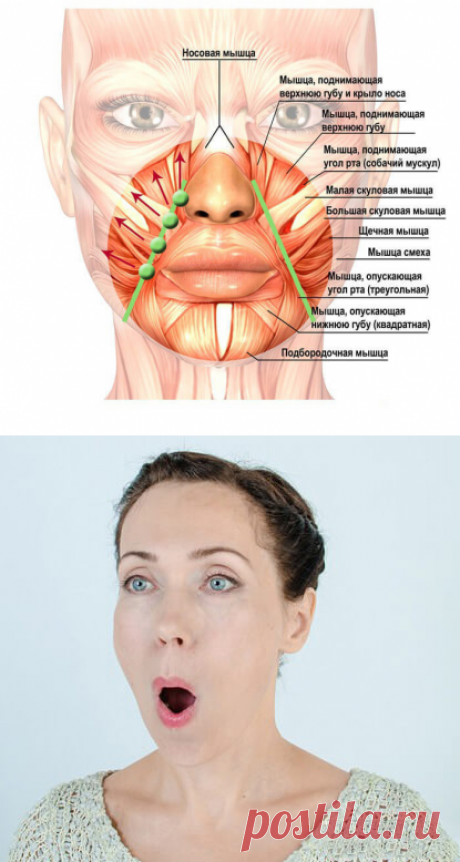 Упражнение «Ластик»: СТИРАЕМ складки «скорби» с лица!