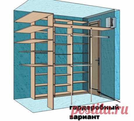 Как из кладовки сделать гардеробную – советы мастеров