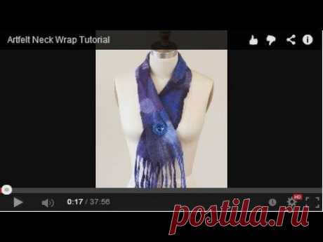 Artfelt Neck Wrap Tutorial - YouTube