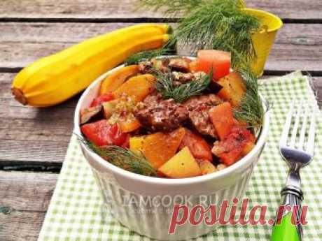 Овощное рагу с фаршем и кабачками — рецепт с фото