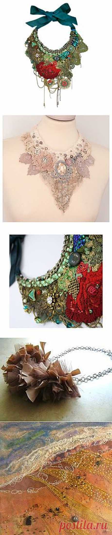 Textile Jewelry Krista R | fabric