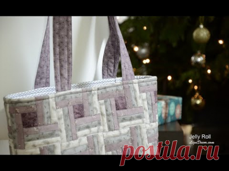 Patchwork Bag Tutorial - Patchworková taška - šití z pruhů.