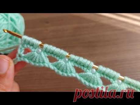 Super Easy Tunisian Knitting Pattern - Tunus İşi  Mükemmel Örgü Modelleri