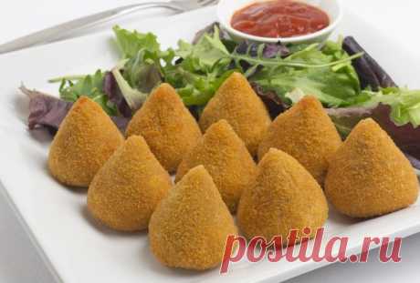 Бразильские куриные пирожки Coxinha De Galinha