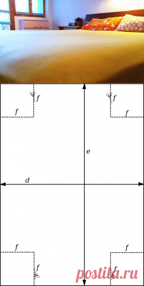Как просто сшить простыню на резинке: мастер-класс