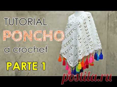 Como tejer un poncho a crochet en todos los talles (1 de 3)