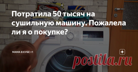 Потратила 50 тысяч на сушильную машину. Пожалела ли я о покупке? Долго уговаривала мужа купить этот агрегат, делюсь своими впечатлениями после 8 месяцев использования.