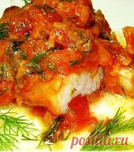 Рыба, тушёная с чесноком | Банк кулинарных рецептов