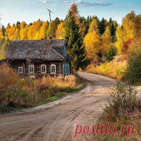 Осень в деревне.
Костромская область. Чухлома. 📷 1grom