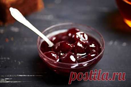 Варенье из вишни на зиму пятиминутка рецепт с фото - 1000.menu