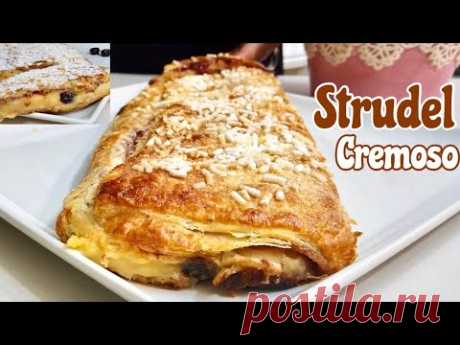 STRUDEL CREMOSO  Marmellata Crema e Amarene FACILE E VELOCE 🥖CREAMY STRUDEL