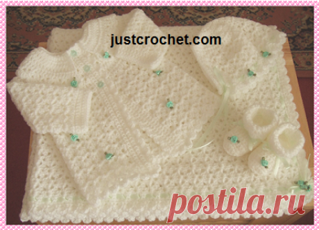 Layette Baby crochet pattern JC14A