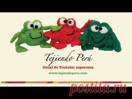 Sapo tejido en crochet (amigurumi) Parte 1: cuerpo - YouTube