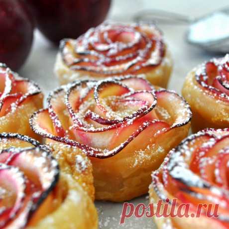 Сладкие ароматные яблоки в тонком хрустящем слоёном тесте!!! — Вкусные рецепты