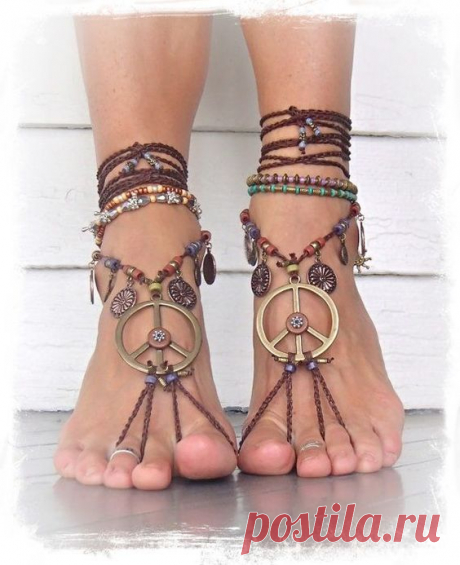 Peace beach sandles | Takı | Peace, Barefoot and Sandals