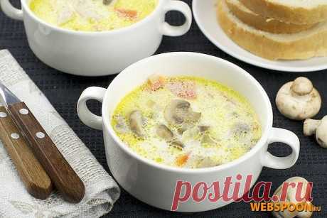 Куриный суп с грибами и сливками | Рецепт куриного супа с фото | Суп с грибами и сливками | Суп с сельдереем на Webspoon.ru