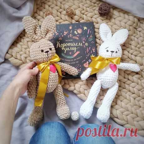 Плюшевый зайчик схема амигуруми | Hi amigurumi