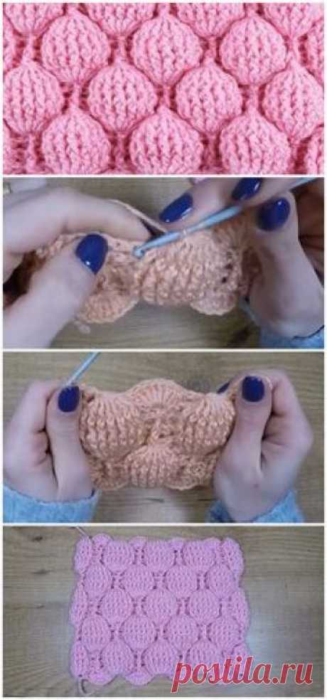 Crochet Balloon Stitch Baby Blanket