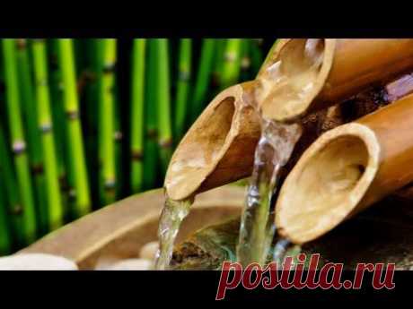 BAMBOO WATER FOUNTAIN | Relax &amp; Get Your Zen On | White Noise | Tinnitus Relief - YouTube
