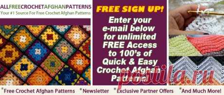 29 Crochet Shell Stitch Patterns | AllFreeCrochetAfghanPatterns.com