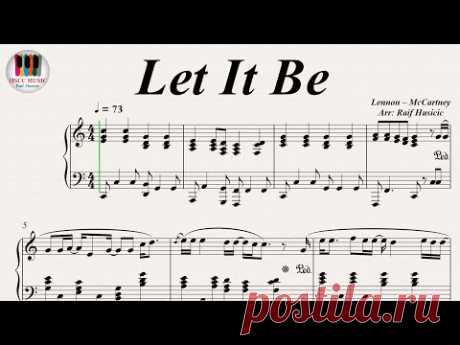 Let It Be - The Beatles, Piano