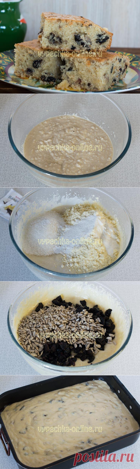✔️Постный манник – рецепт на растительном молоке в духовке