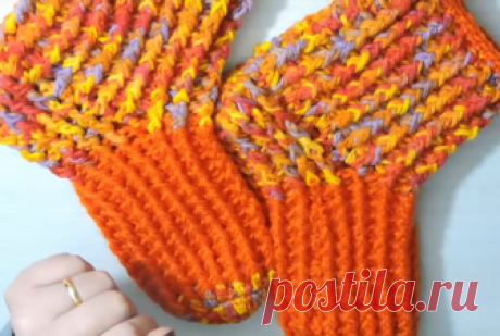 How To Crochet Colorful Socks (From 32 To 40 Sizes)