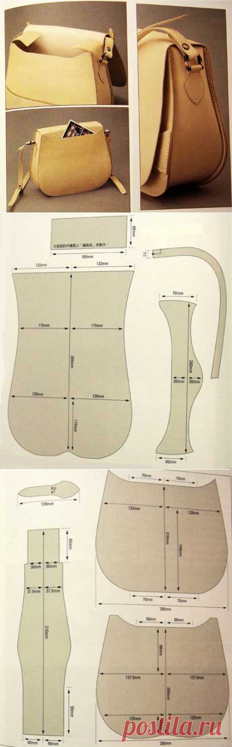 Как сшить сумку из кожи | WomaNew.ru - уроки кройки и шитья!