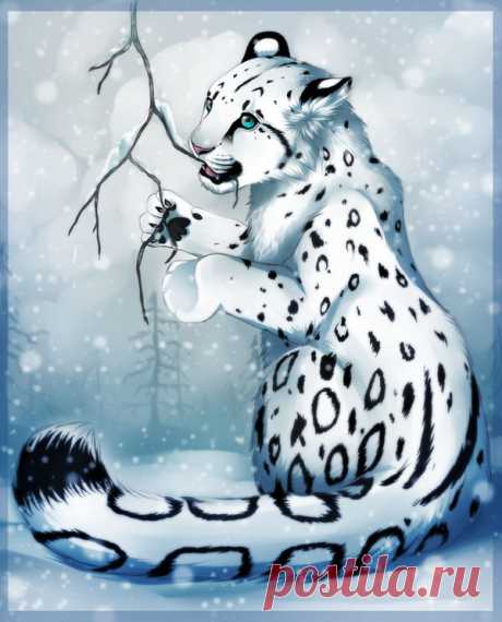 Snow cub+Speedpaint by Doodle-Paw on DeviantArt