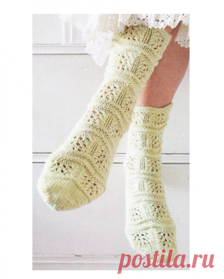 Ажурные носки спицами схема. Схема вязания носков спицами | Вязание для всей семьи
