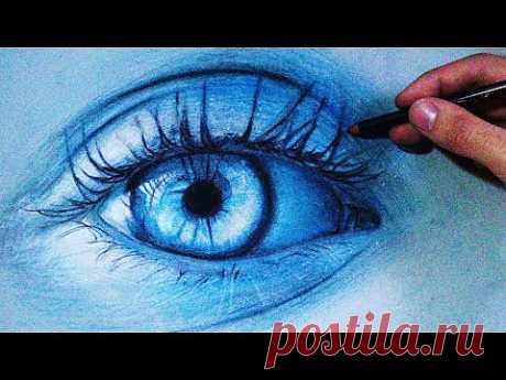 Comment dessiner un oeil réaliste [Tutoriel] 3 - YouTube