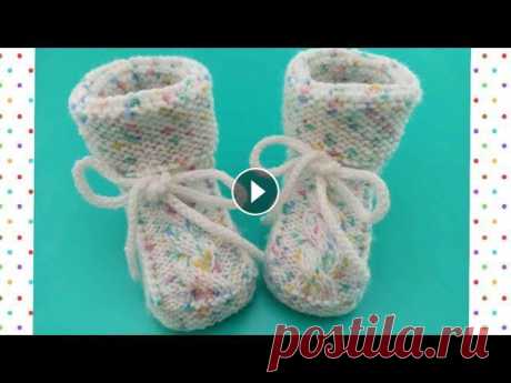 Пинетки "Рябушка" без швов спицами/booties knitting Пряжа YarnArt Baby Color в 50 г-150м Спицы №3 Ссылка на инстаграм: Ссылка на интернет магазин: Ссылка на МК пинетки спицами: МК пинетки с бусинками: М...