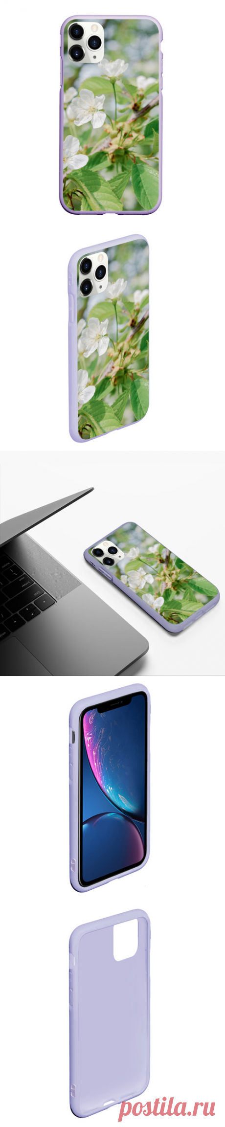 Чехол для iPhone 11 Pro матовый Цветущая ветка вишни, фото - купить по цене 815 руб в интернет-магазине Всемайки, арт 3652995