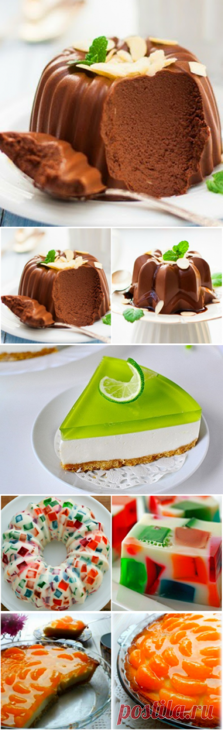 Желейные десерты: ТОП-6 изумительных рецептов для торжества. Необыкновенно красивые лакомства!