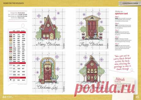 Журнал CrossStitcher 11' 2017 &quot;Home for the Holidays&quot; chart
4960x3509