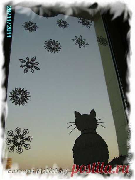 Украшаем окна к Новому году или Новогодняя сказка на окне - Гости в доме - 1000 способов развлечь гостей!
