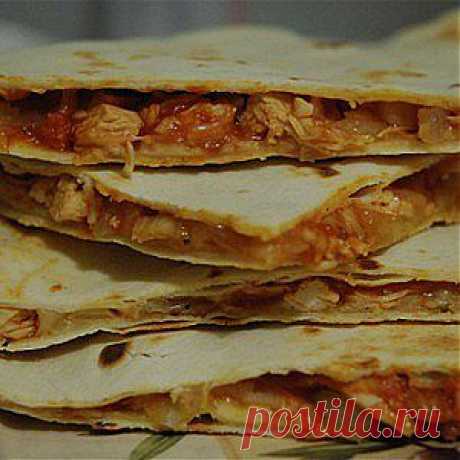 Кесадилья с курицей и чеддером рецепт – мексиканская кухня: закуски