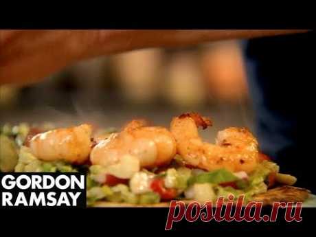 Gordon Ramsay's Prawn Tostadas