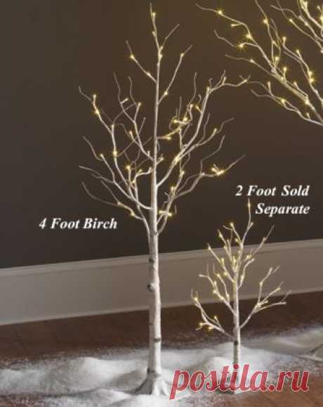Lighted Wall Art Trees."Winter Trees" Battery Operated LED Lighted Canvas #137 . Light Up Christmas Canvas Scene LED Fibre Optic Picture . Lighted White Birch Tree 4 Foot 48 Warm White LED'S - Home Design and Decoration Ideas
