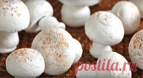 Украшаю новогоднее Полено: Как сделать грибочки из безе | ChocoYamma | Яндекс Дзен
