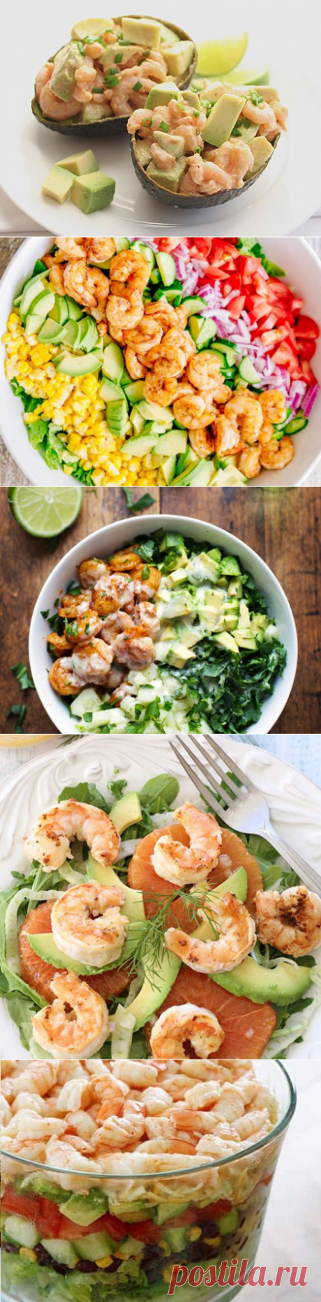 Салат с креветками с авокадо — 5+ очень вкусных рецептов с фото