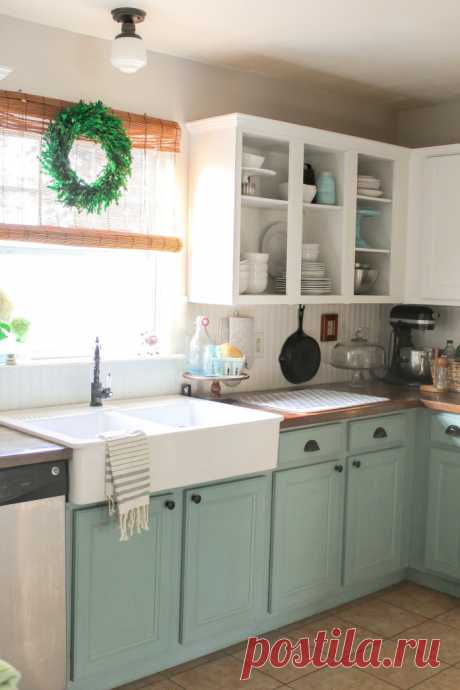 Chalk Painted Kitchen Cabinets: 2 Years Later - Our Storied Home